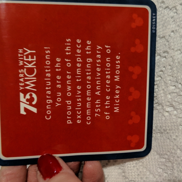 75 years w/Mickey Watch NWOT - Picture 9 of 13